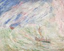 James Ensor, Le Christ apaisant la tempête, 1906